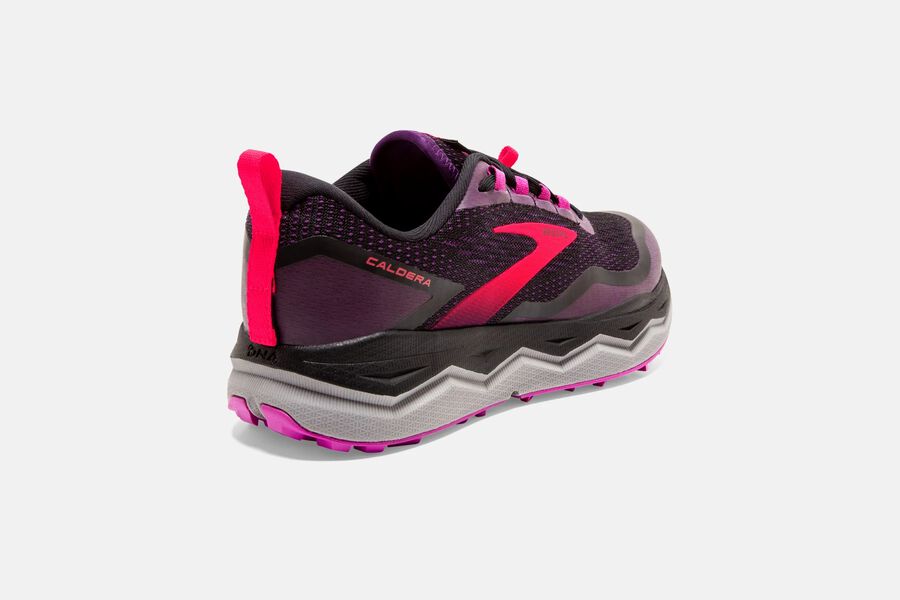 Brooks Caldera 5 Trail Loopschoenen Dames - Zwart/Rood - 602781XYJ